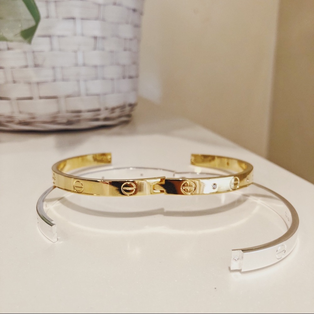 Love Screw Head Bracelet Bangle - Picture 4 of 8
